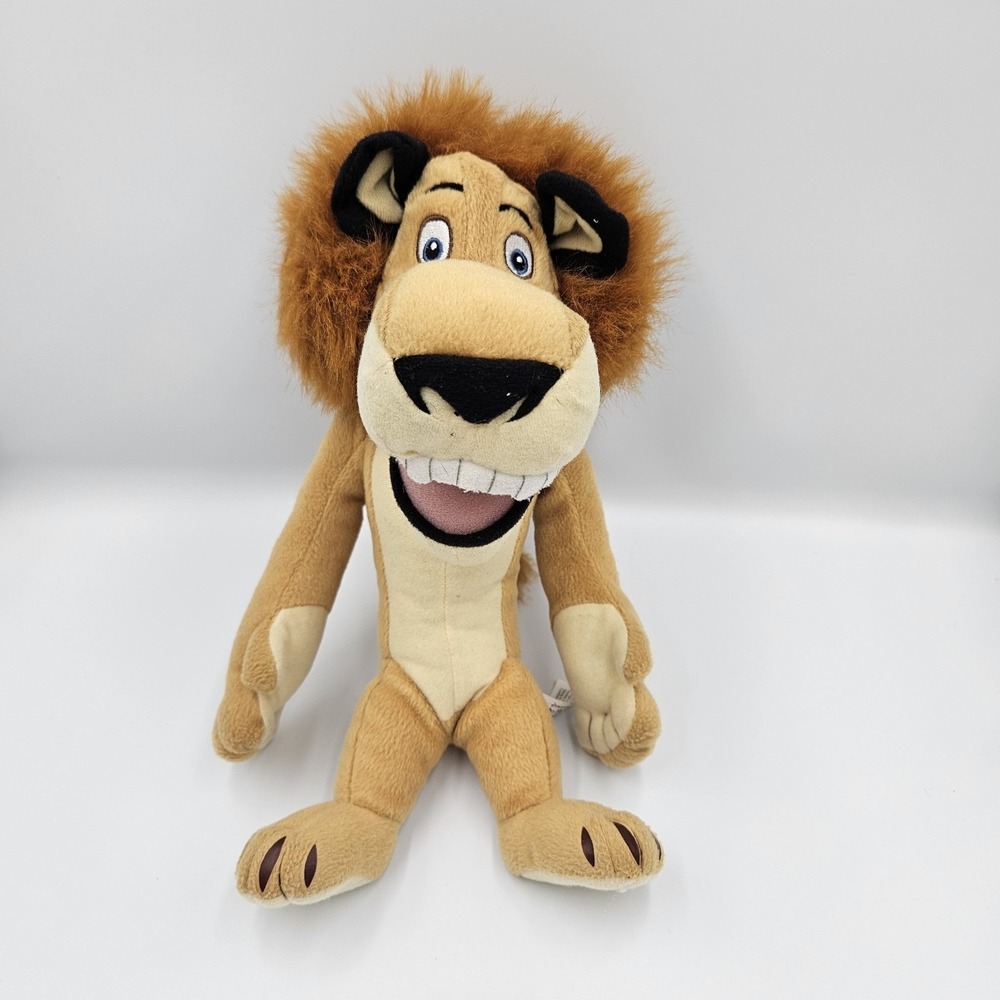 ALEX 2008 DreamWorks Madagascar Escape 2 Africa 12" Stuffed Animal Lion Plush